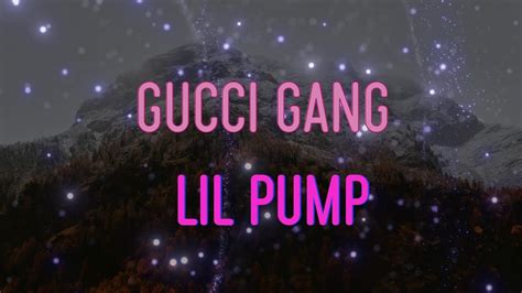 gucci gang lyruics|gucci gang gay version.